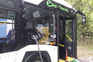 Pierwsze autobusy elektryczne w Toruniu