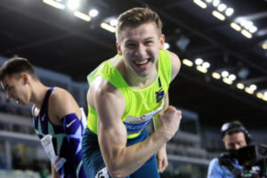 Adrian Brzeziźnski, brązowy medalista ME w Monachium w sztafecie 4x100m