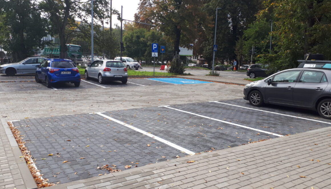 Nowy parking przy Grudziądzkiej