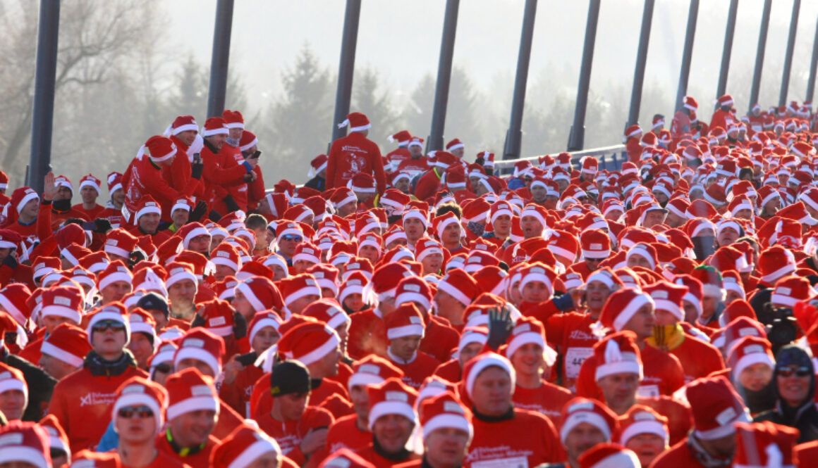 Bieg Świętych Mikołajów w Toruniu