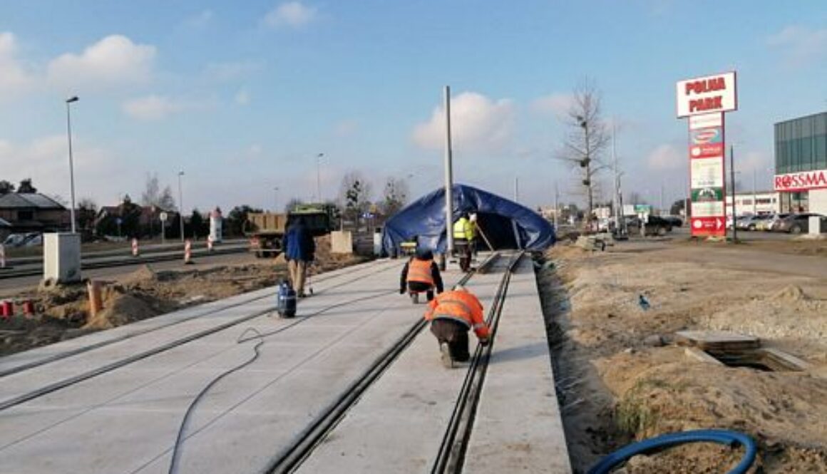 Budowa tramwaju na Jar w Toruniu